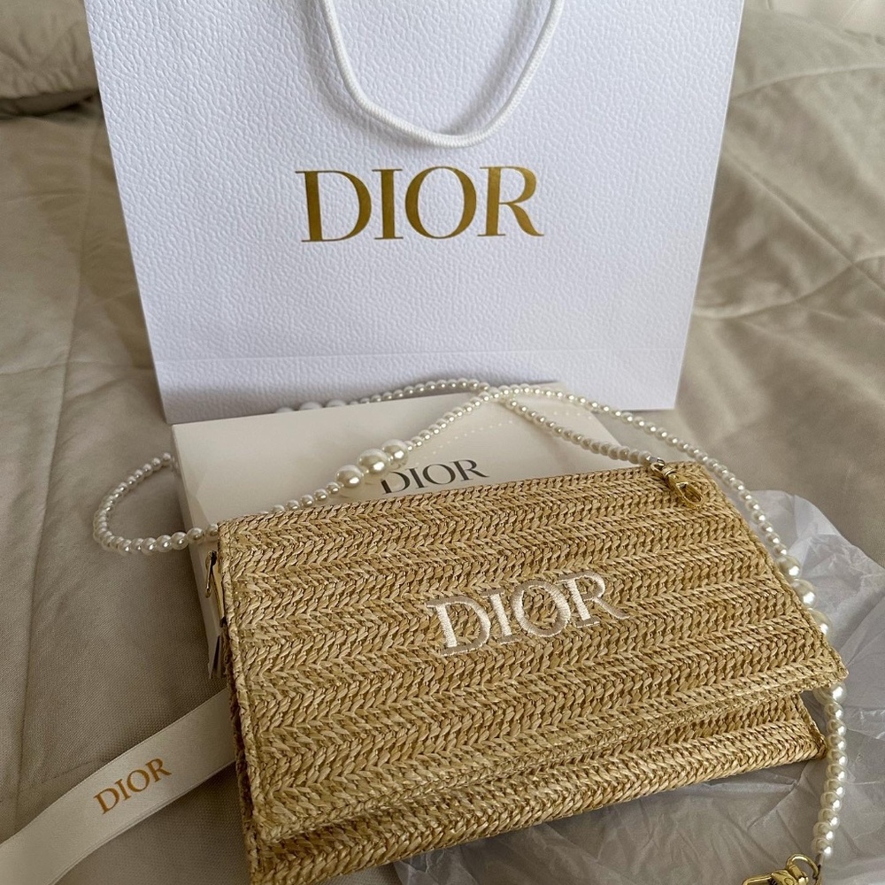 Dior Straw Crossbody bag❤️New, authentic!